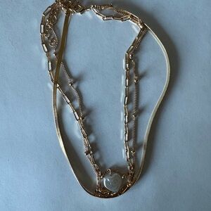 Maurices Gold Multi-Layer Necklace